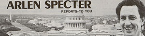 The Senator’s office released regular newsletters to keep constituents up to date on Specter’s achievements at both the national and local level.