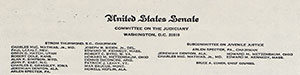 Specter believed that in order to provide a complete and accurate portrayal of juveniles' situations in subcommittee hearings, it was critical to have actual juveniles present to present their testimonies.  Though this often involved heavy travel for the juveniles, Specter felt it was important enough to request funding to make it happen.